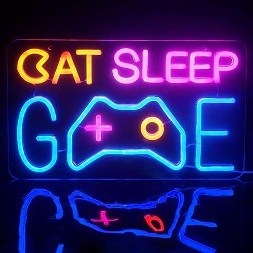 Aclorol Letreros de luz de neón de nube para decoración de pared, luces LED de nube alimentadas con bateríaUSB, color azul para habitación estética,