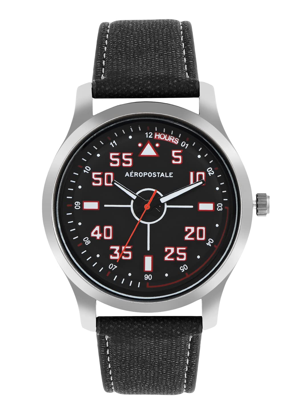 AEROPOSTALE "AERO_AW_A3 Classic Men’s Analog Quartz Wrist Watch, Metal Alloy Black case, Faux PU Leather Wrist Band flip Buckle Water Resistant 3.0 ATM. (Black) (B0B3JK41YV) Amazon Price History, Amazon Price Tracker