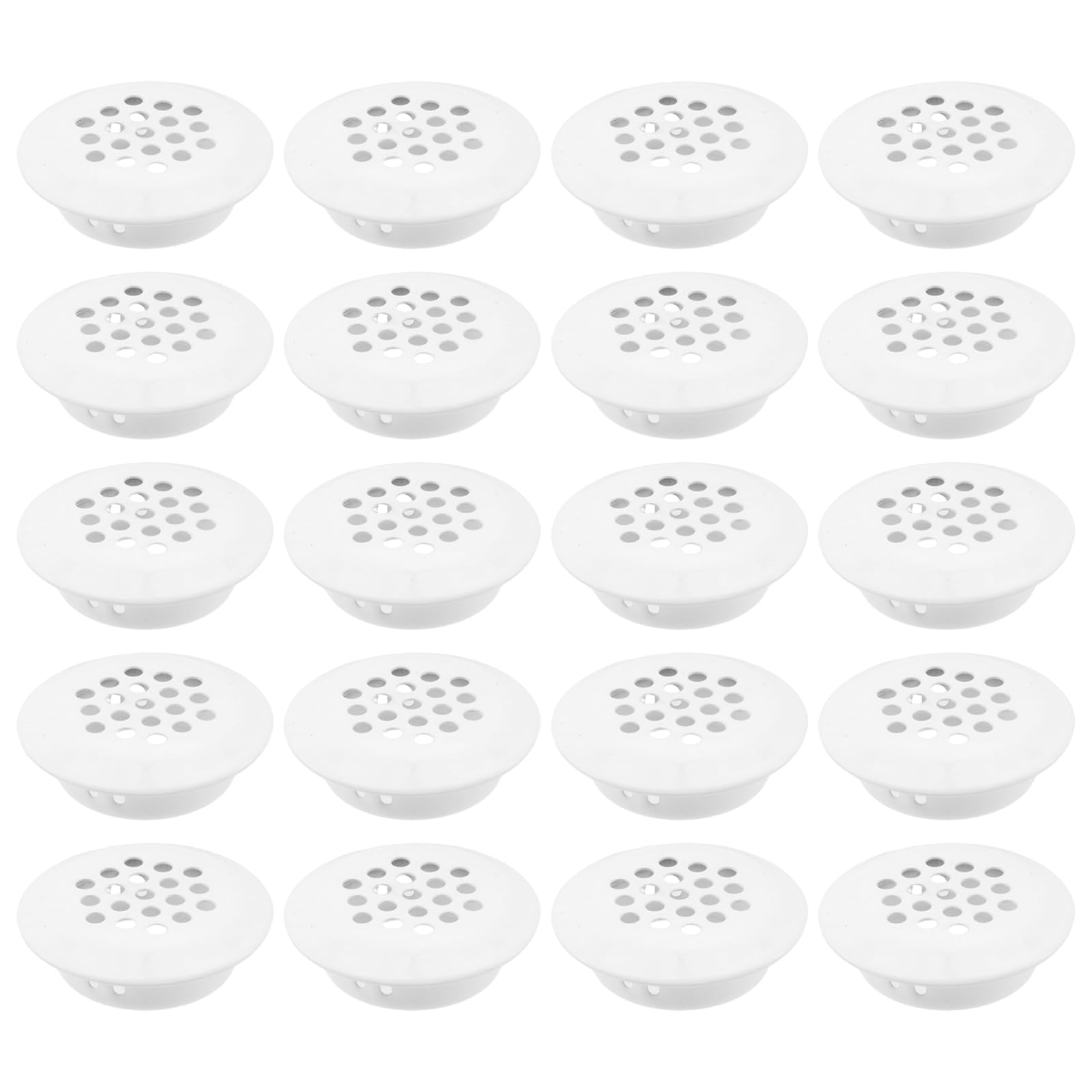 Grille d'aération en acier inoxydable Semetall 29 mm finition blanche durable