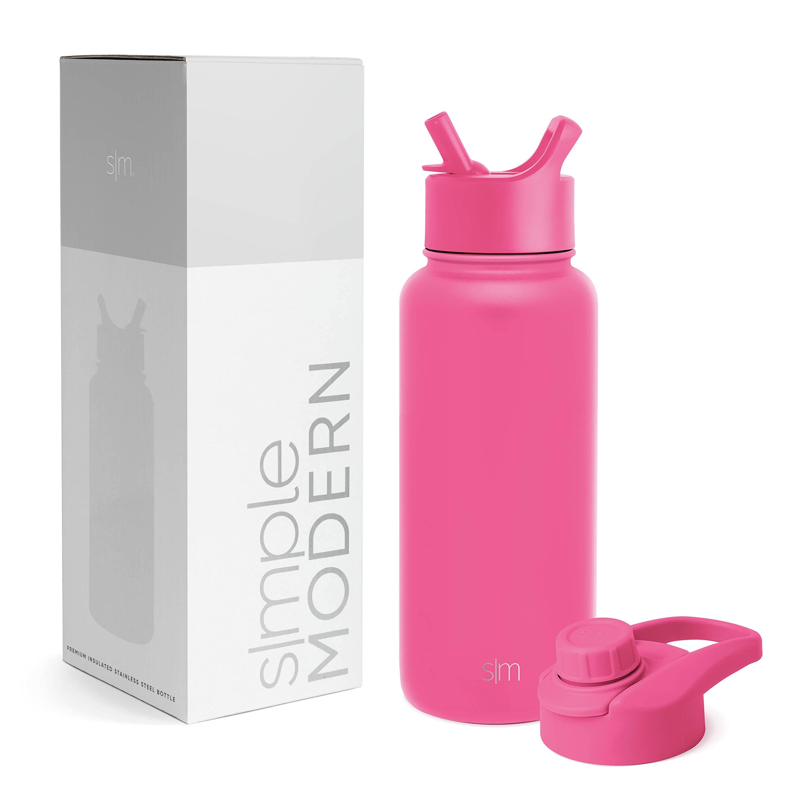 Amazon.com: Simple Modern Water Bottle with Straw and Chug Lid