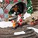 12.5 in. Animated Holiday Downtown, LED Lighted Animated Snowy Christmas Village House Scene