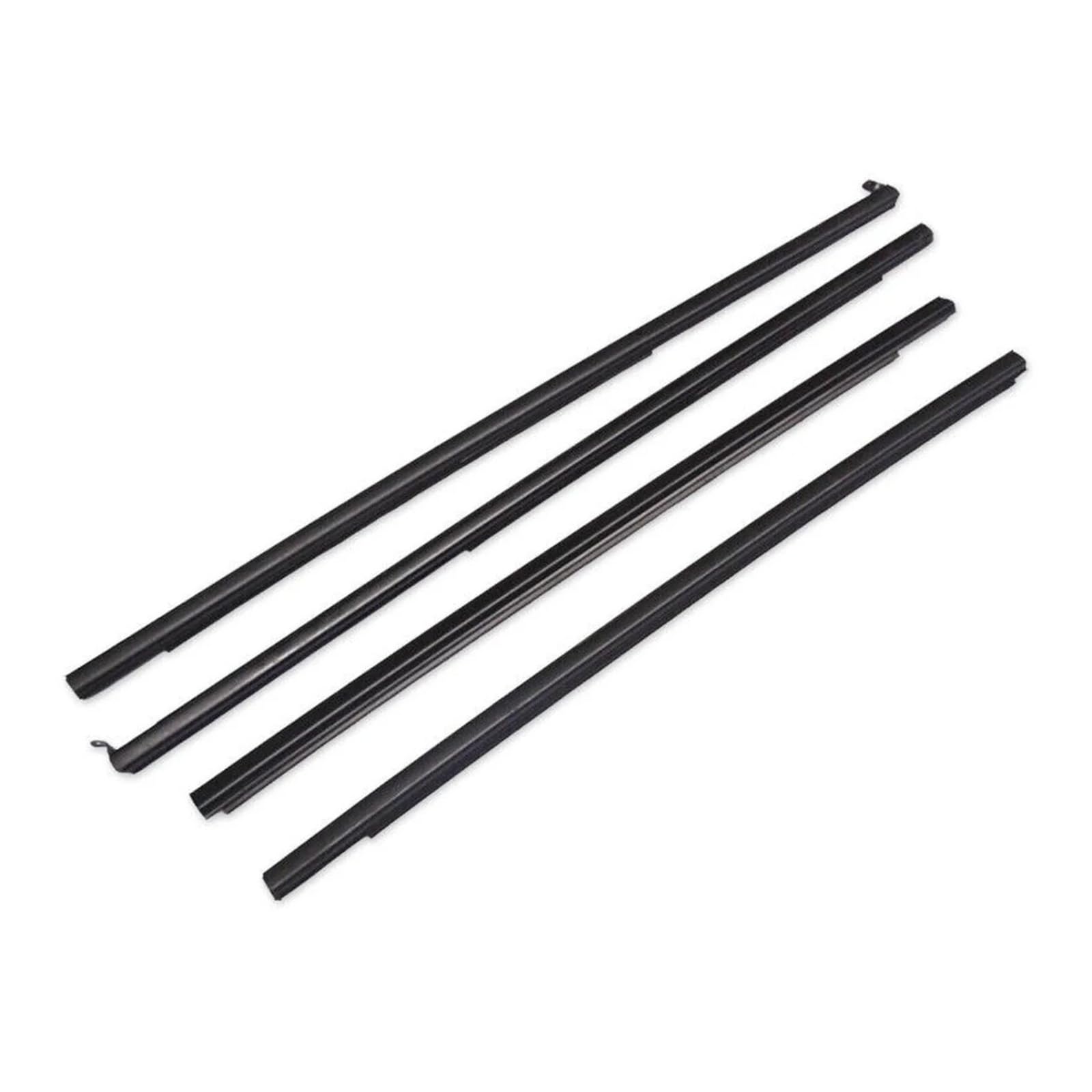 Uussup One Color Rubber Seal Weather Stripping 4Pcs Rubber Car Outer Door Windows Weatherstrip For Mitsubishi For Montero For Pajero 3Th 4Th V73 V74 V75 V76 V77 V78 V93-V98 2001-2016