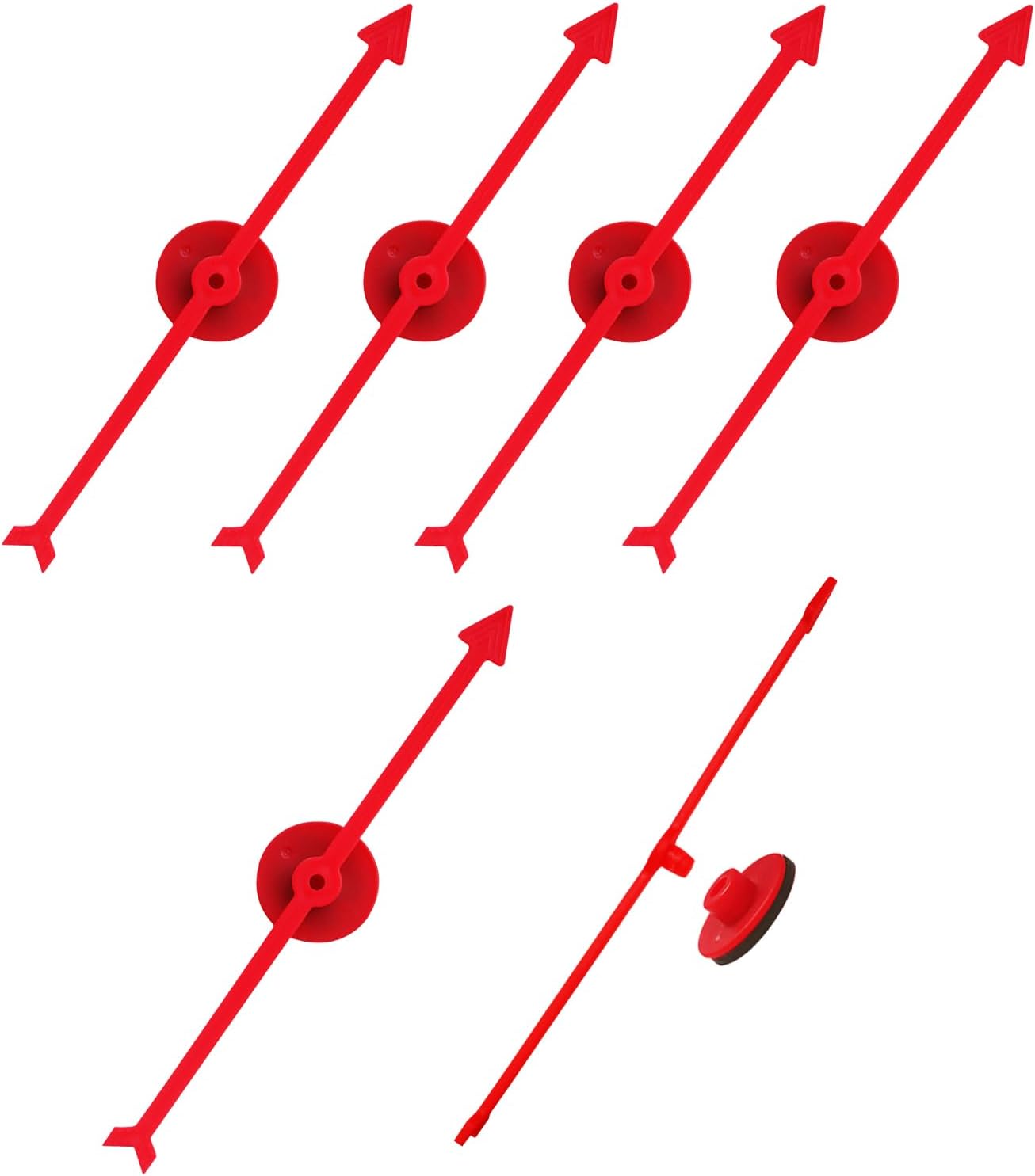 6 Pcs Arrow Spinner 5.12 in/13 cm Plastics Spinners for Classroom Activities Magnetic Spinner for Whiteboard Teaching Tools DIY Board Games