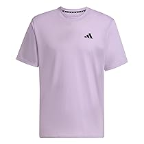 adidas Uomo Train Essentials Feelready Training Tee, Powder Plum, Black, M