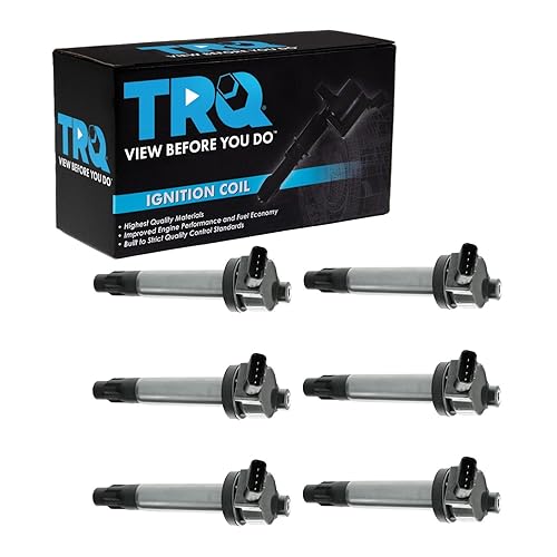 TRQ Ignition Coil Set 6 Piece Compatible with 2004-2006 Lexus