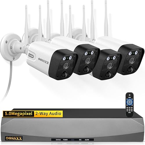 Miniatura 15 de (5.5MP y audio de 2 vías) Detección PIR 3K 1944P Antenas duales mejoran WiFi Sistema de cámara inalámbrica de seguridad para el hogar