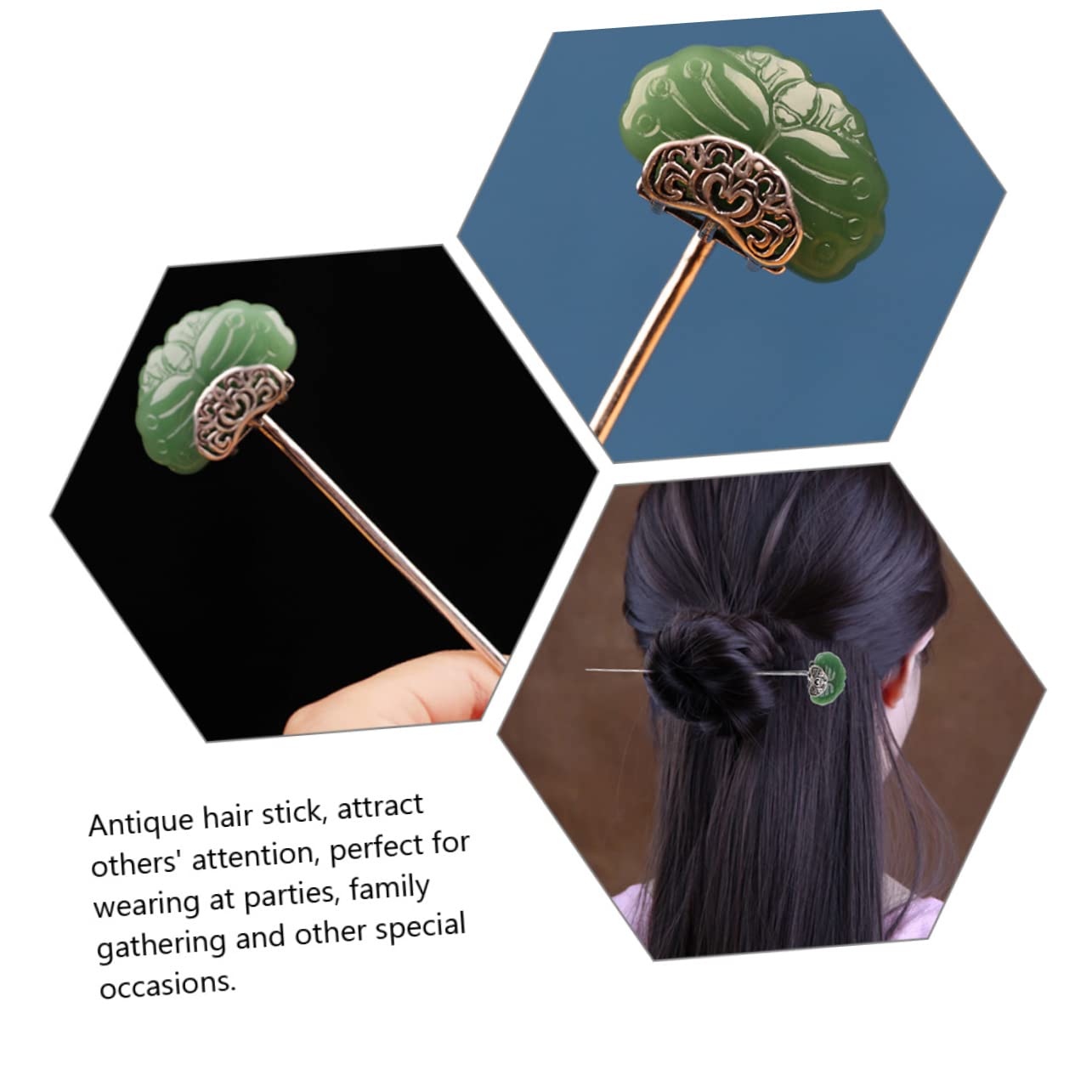MAGICLULU 4 Stück Haarstab Für Damen Haarstab Chinesisches Haar-accessoire Haarstab Für Dutts Damen-haarstyling