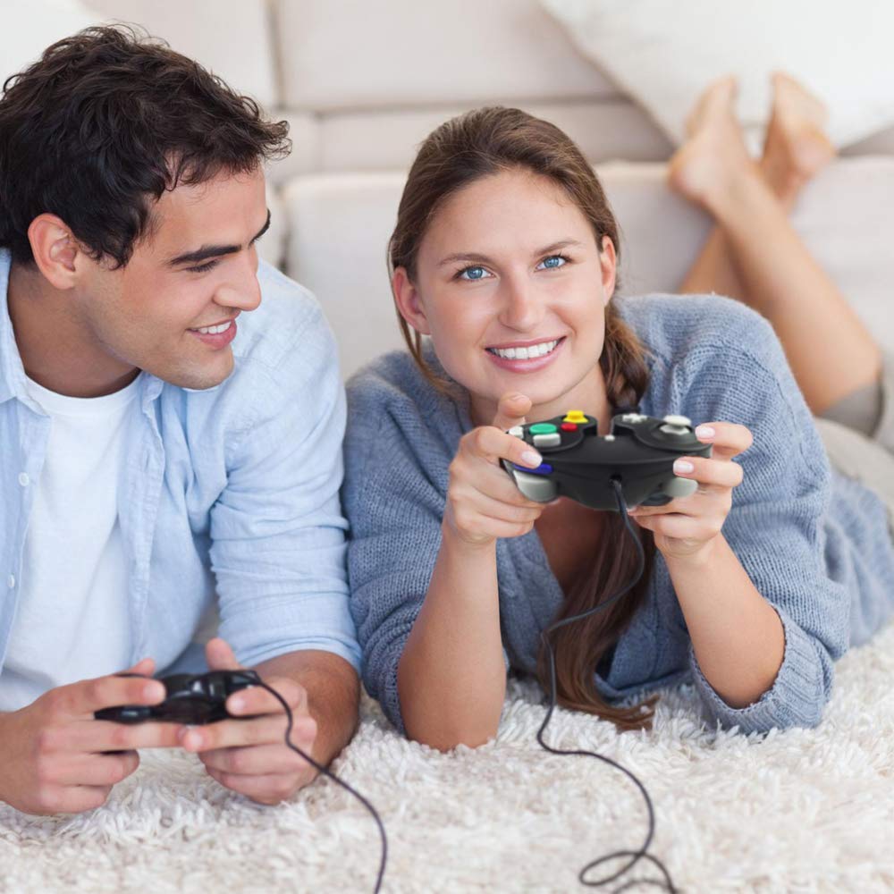 Controller per Gamecube, SONVIEE Wired NGC Controller per Game Cube Classic Game Cube NGC Controller Super Smash Bros GC Gamepad per Game Cube GC Mario Party Games Wii U