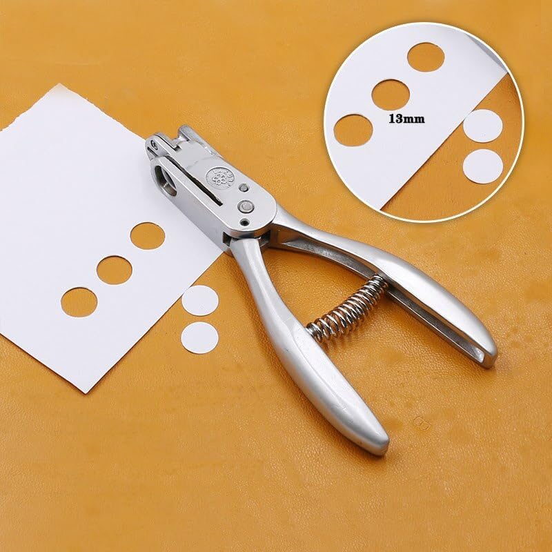 2 in 1 Notches & Pattern Hole Punch Pliers Proofing Notched Marker Leather Craft Tool - (Color: 2 in 1 model)