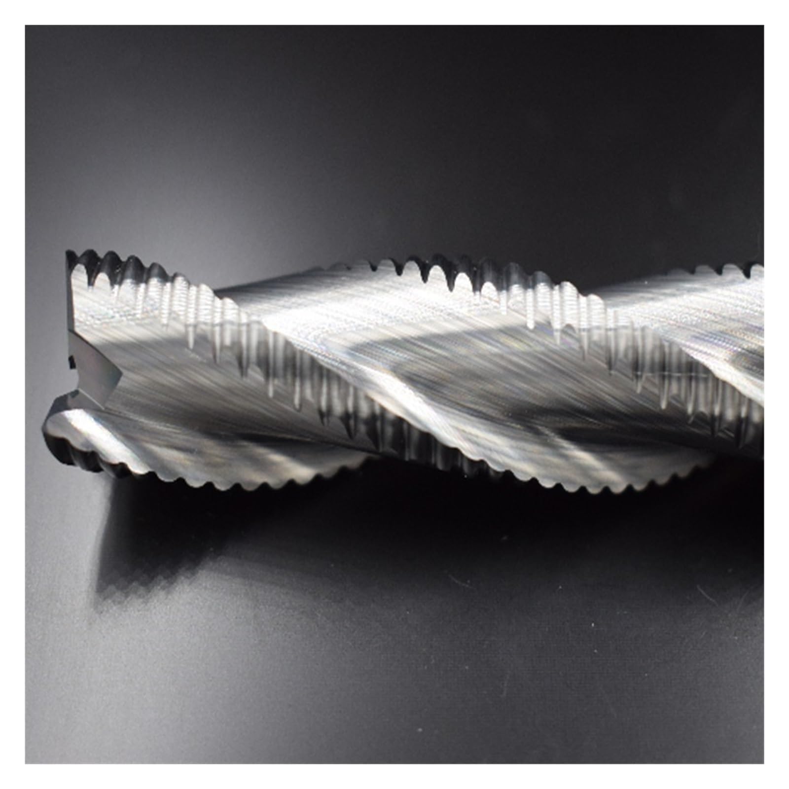 Fresa De Desbaste, 1-20 Carburo, 3 Flautas for Acero, Hierro, Aluminio, Fibra Vidrio, Acrílico, Madera, Cobre, Plástico, CNC, 1 Ud(B 3F,8.0X35X100L)