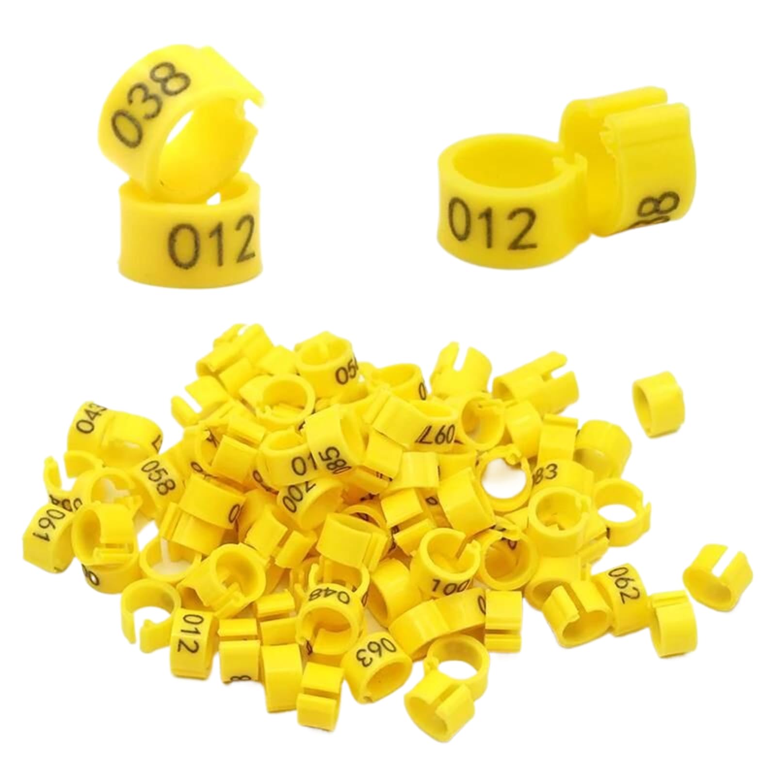 Anelli Per Zampe Pollame Kingrun - 100 Pezzi Numerati E Colorati, Per Galline, Anatre, Quaglie E Piccioni - Foto 8