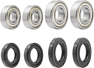 Front Wheel Bearings Seals Kit for Yamaha Raptor 700 660 350 250 125 Banshee 350 Warrior 350 YFZ450 Bear Tracker 250 Big Bear 250 Bruin 250 Blaster 200