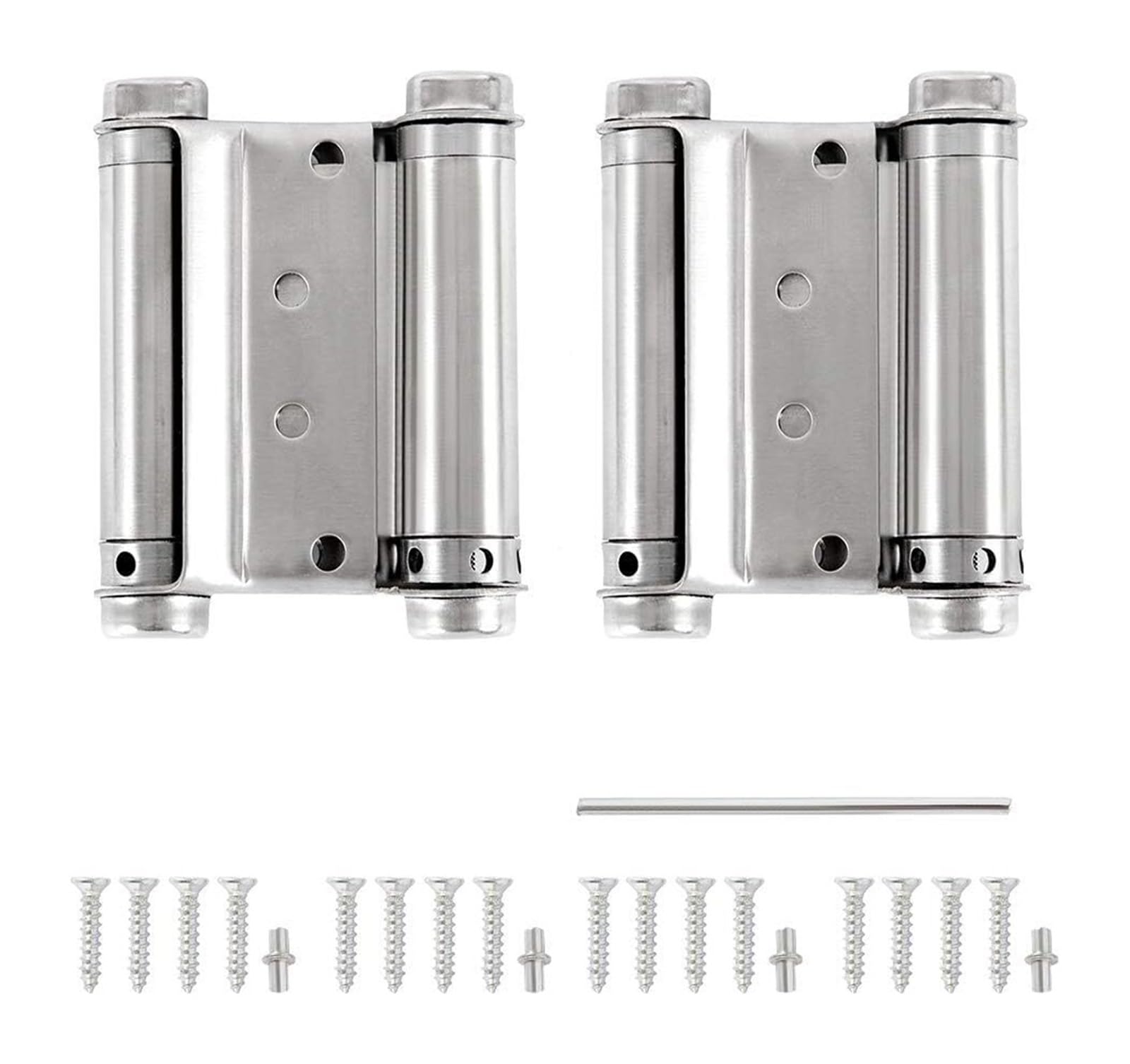 Kdveppuzx One Color Stainless Steel Double Action Spring Hinges