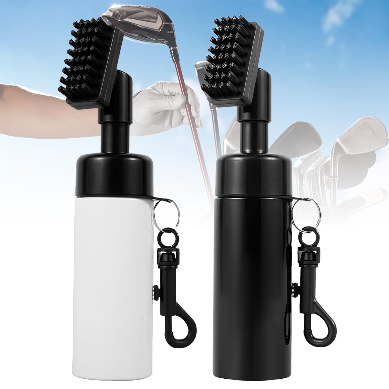 Nettoyant pour club de golf portable 150 ml idéal pour vos parcours de 18 trous
