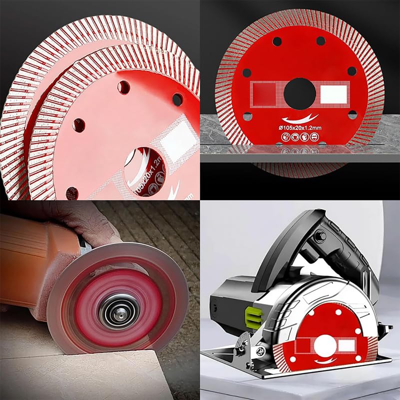 Miniatura 4 de Discos de corte de azulejos corrugados ultrafinos maestros, hojas de sierra de diamante mejoradas para amoladora angular, disco indestructible para