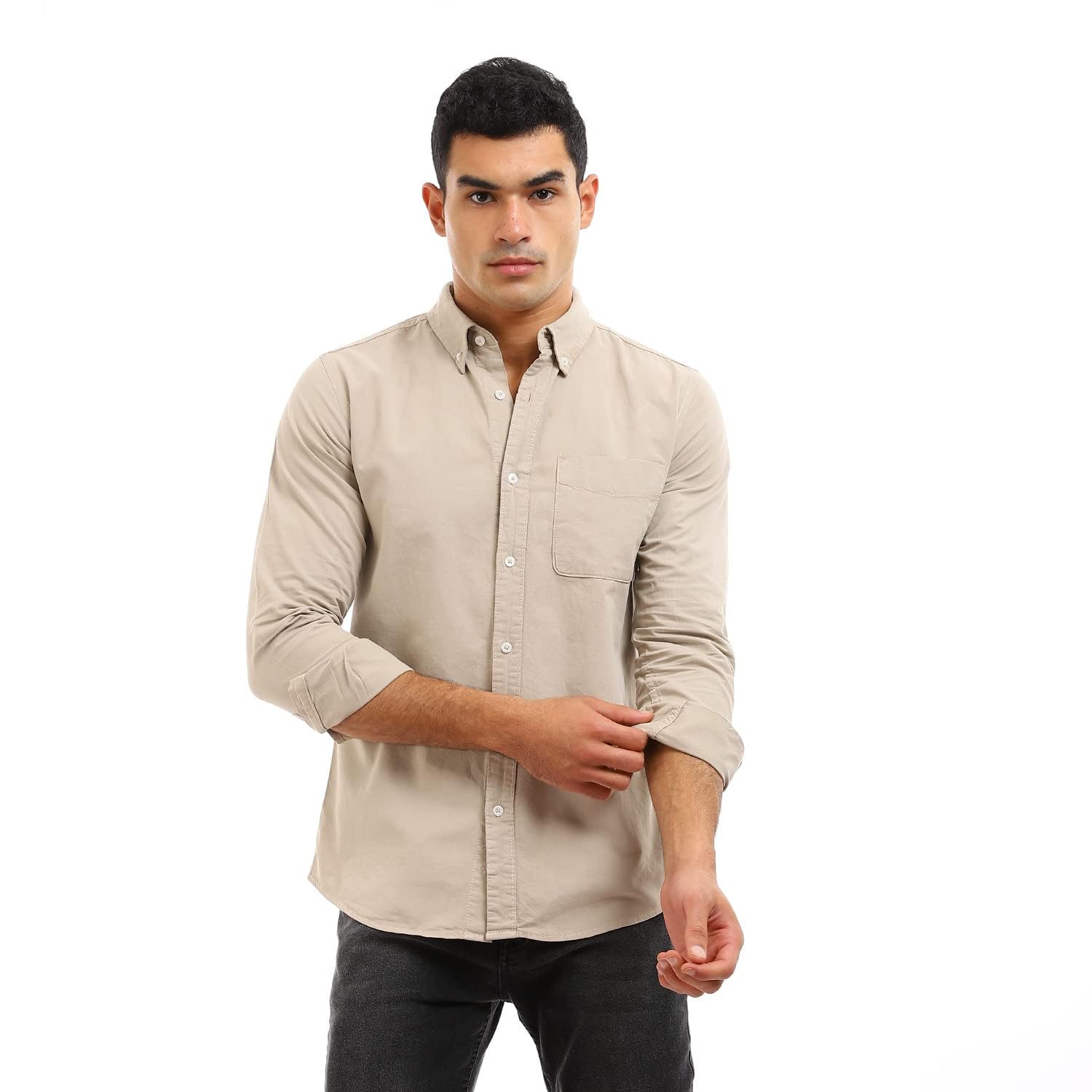 mens Button Down Collar 32W22M3905 Shirt