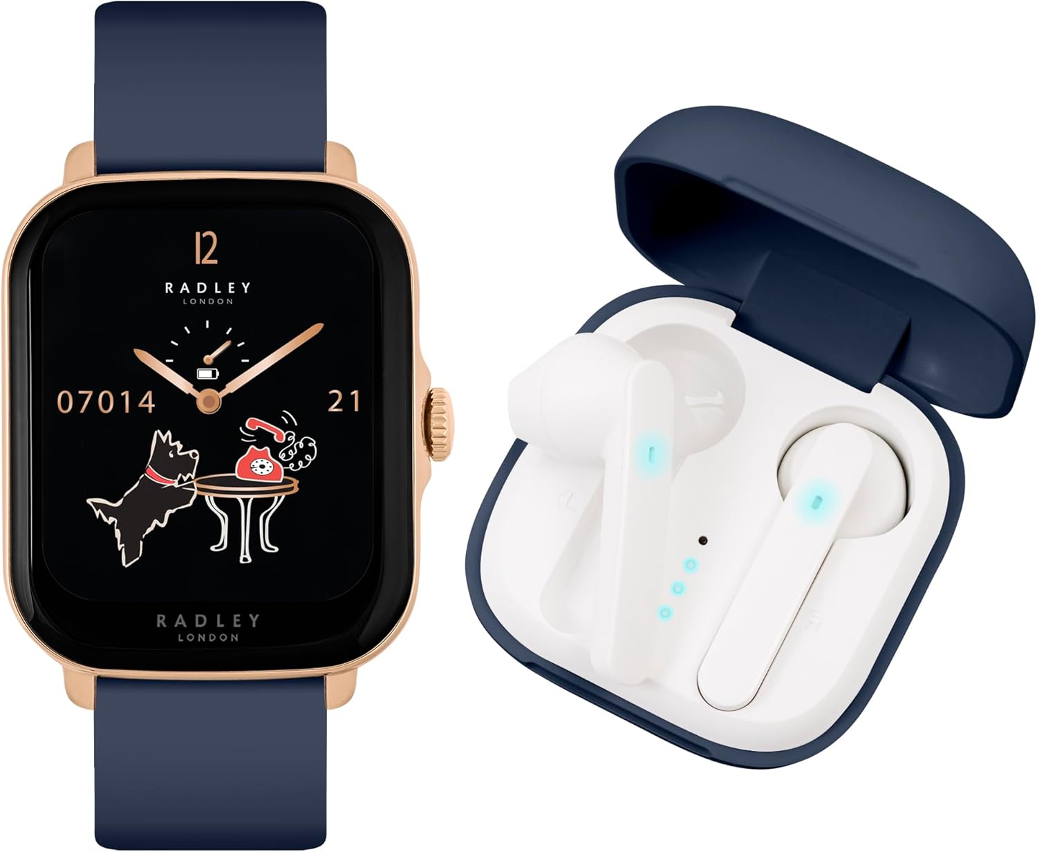 Radley Series 20 Smart Ink Rectangle Calling Watch with True Wireless