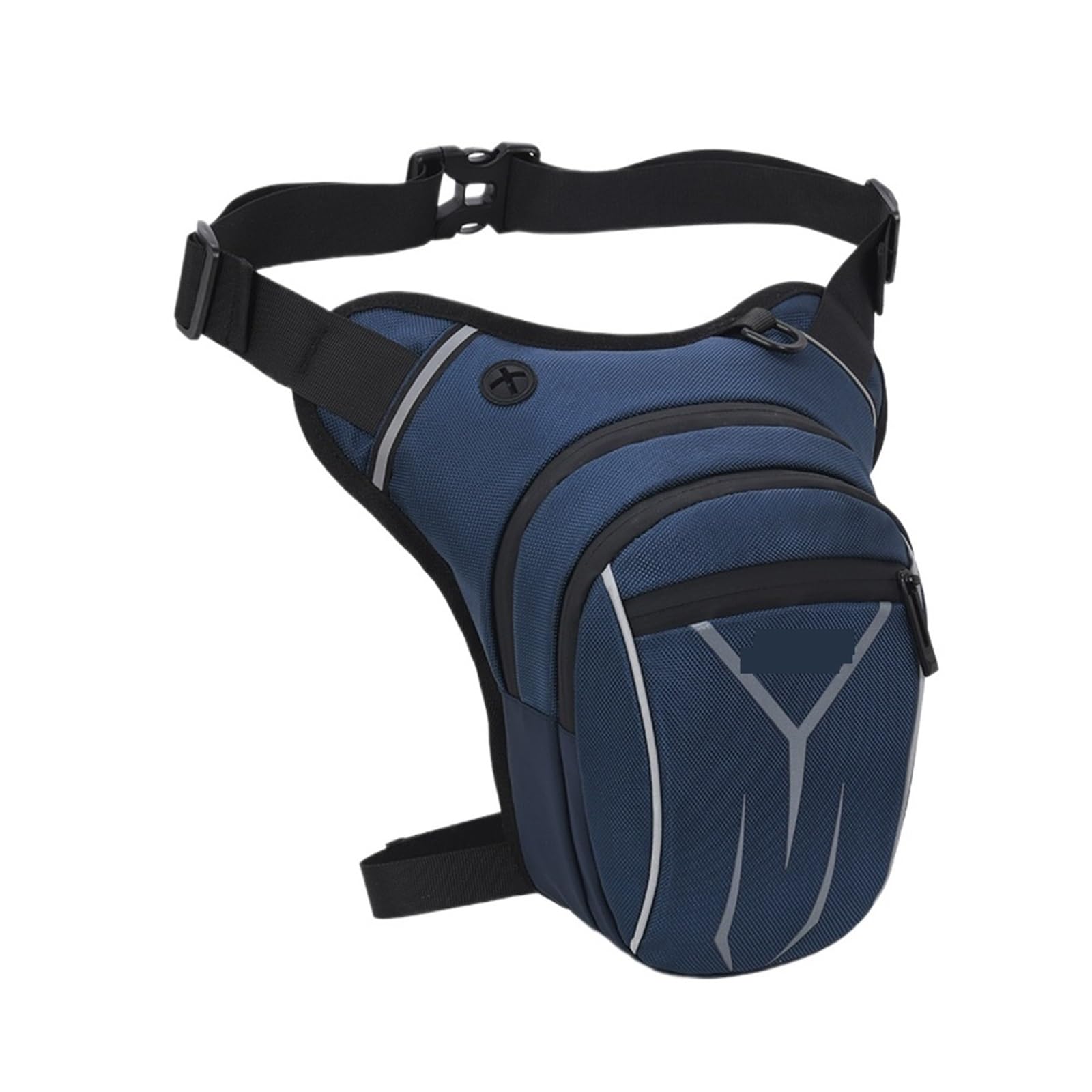 Sacoche de Jambe Sac Banane for Moto, Sacoche de Ceinture for téléphone Portable(Blue)