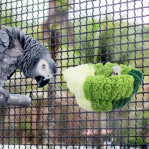 Image of GANAZONO Parrot Nest House Bed - Cozy Plush Nest for Birds Perfect for Conures and Parakeets Winter Retreat Easy to Install 5.11 X 5.11 X 3.14 Inches
