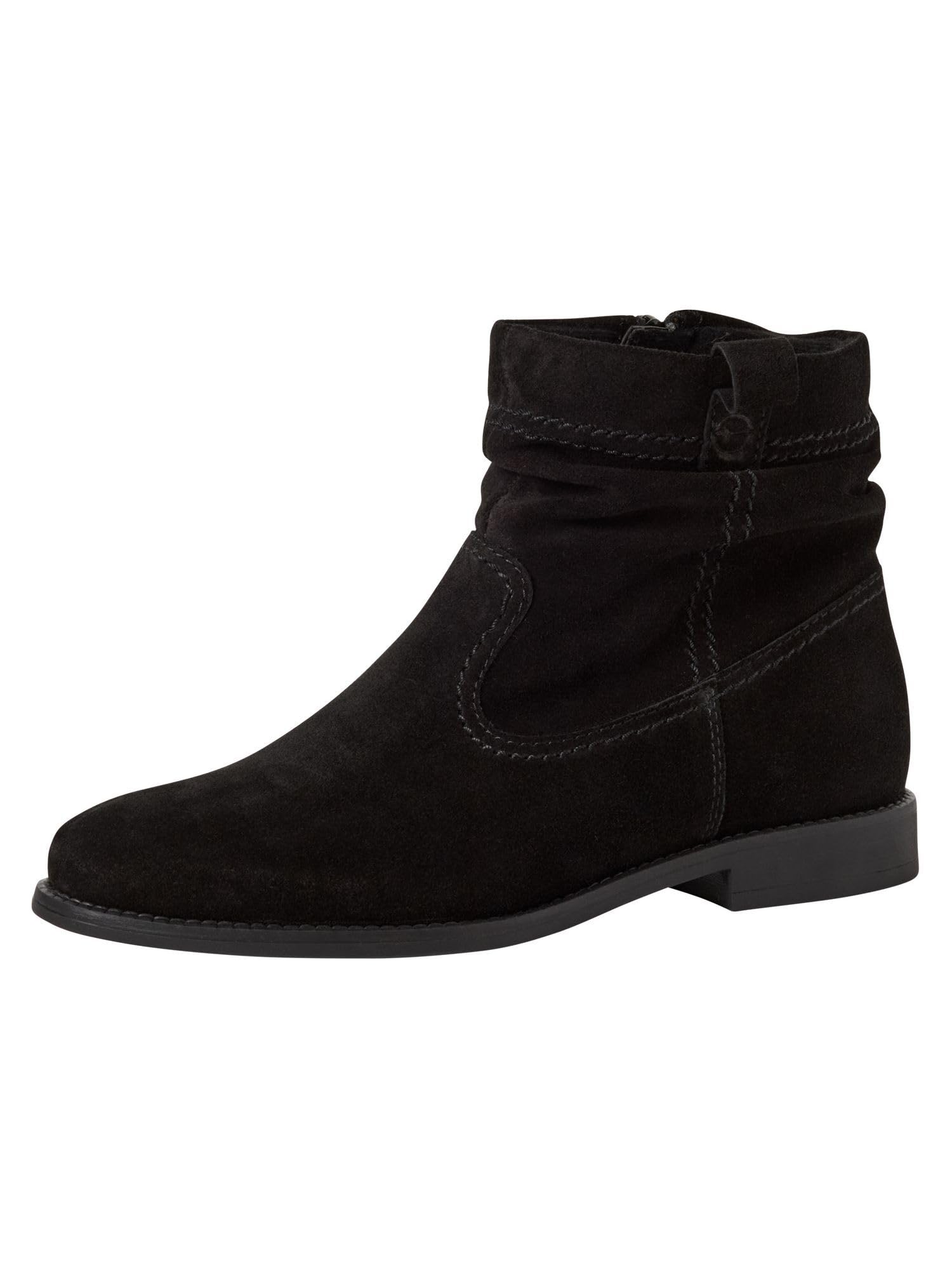 Tamaris Women's Flat Boots, black, 39 EU