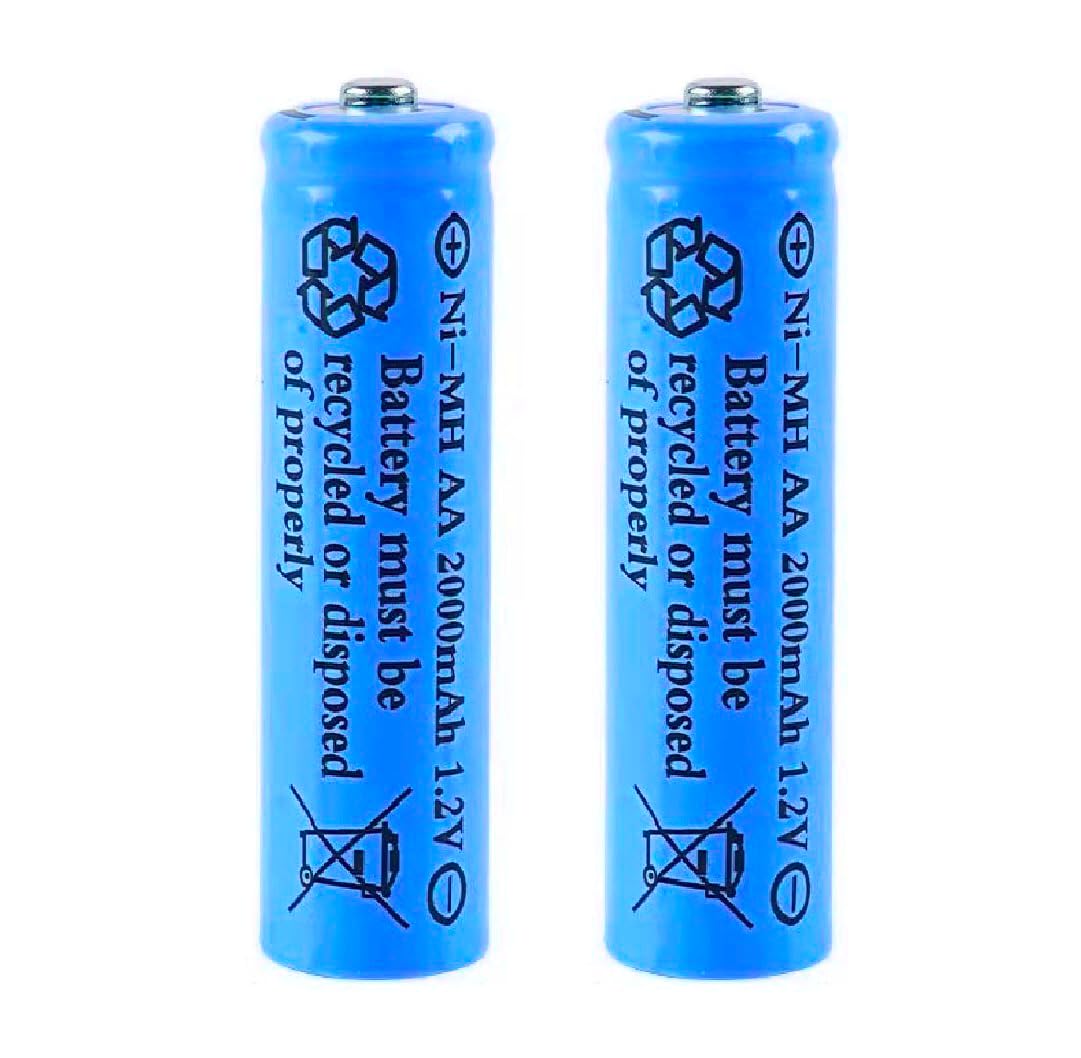 4 Packs Rechargeable Battery 3.7V 3500mAh Flat Top Battery for Headlights etc