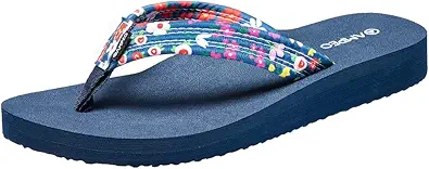 Ampeo Women's Arch Support Flip Flops Comfortable Casual Summer Beach Thong Sandals