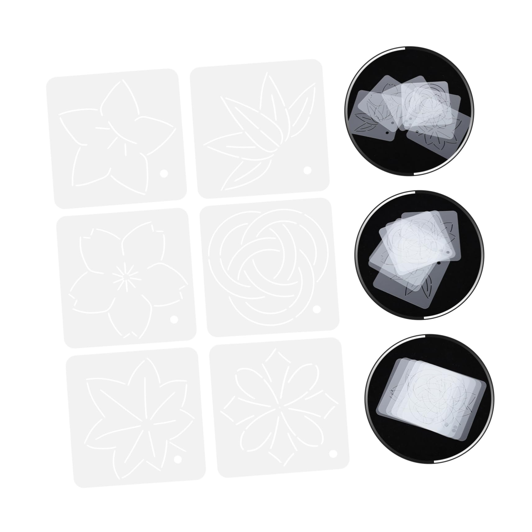 Operitacx 30 Piezas Tablero De Calco Acolchado Reglas Para Coser y Acolchar Herramienta De Costura Patchwork Plantilla De Costura De Ropa Plantilla De Bordado Accesorios De Costura Acrílico