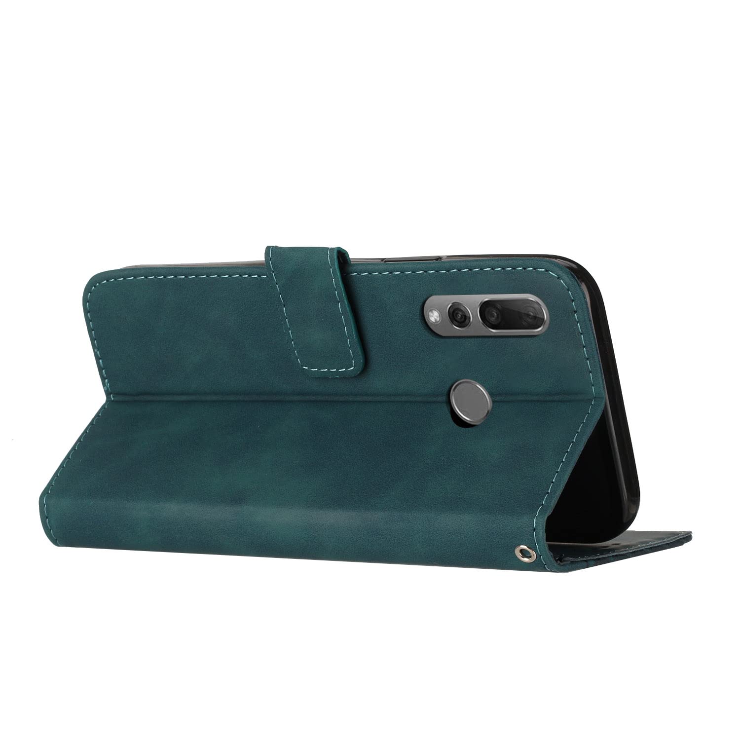 Case for Huawei P Smart Z/Y9 Prime 2019, Premium PU Leather Wallet Phone Case [Magnetic Clasp] Flip Case for Huawei P Smart Z/Y9 Prime 2019 (Green) - 2