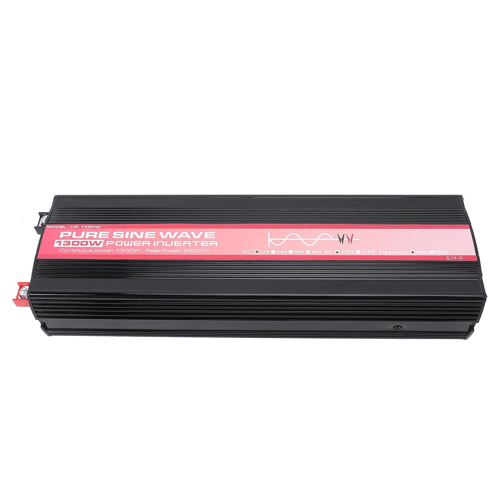 Ejoyous 1300W Czysty Sinus Falownik, 12VDC na 220VAC