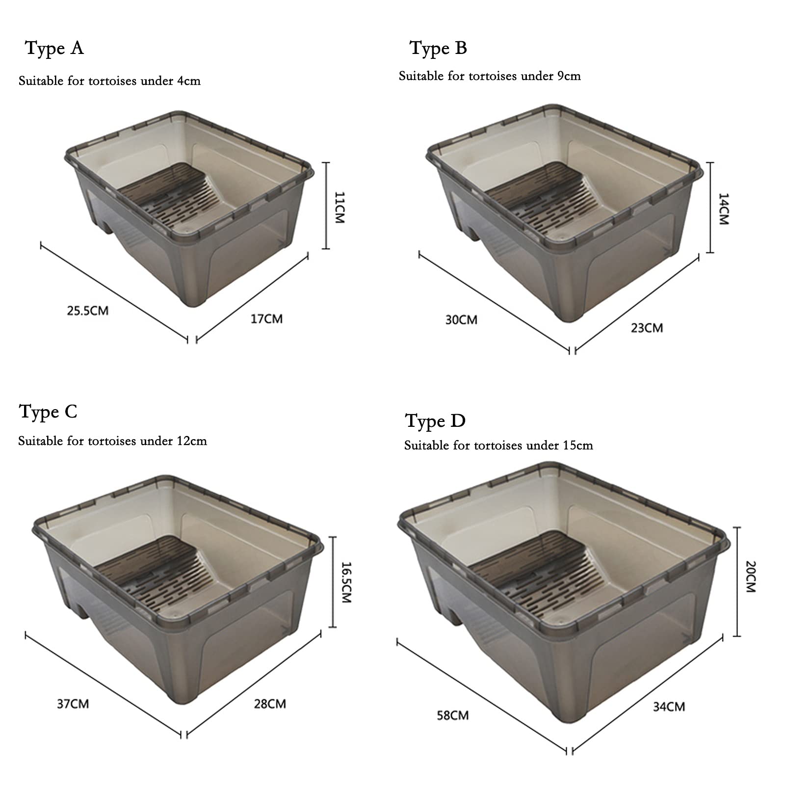 Serbatoio di tartaruga Tarcoise serbatoio con terrazza solarium anfibio tartaruga brasiliana guardando tartaruga serbatoio for tartaruga allevamento speciale tartaruga ecologica senza acqua per Intern