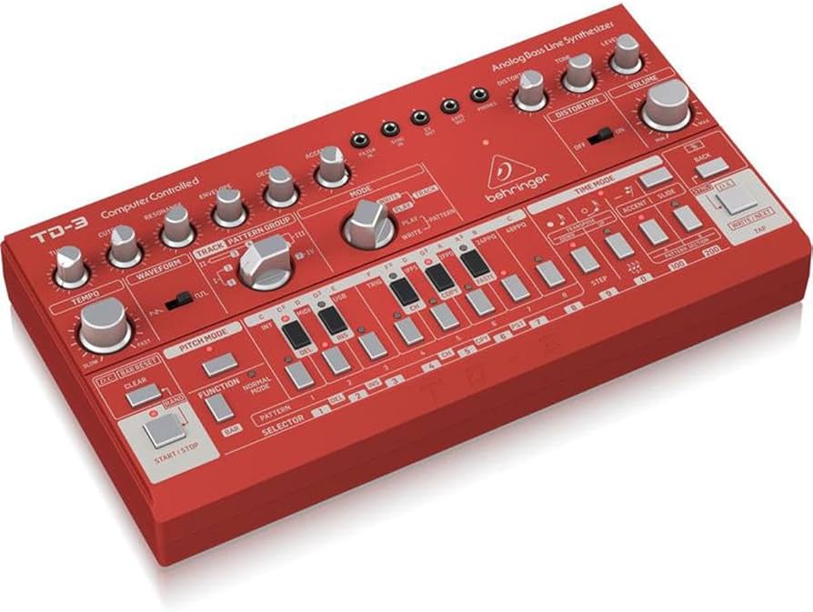 behringer TD-3-RD アナログシンセサイザー Amazon.com: Behringer TD-3-RD Analog Bass Line Synthesizer with