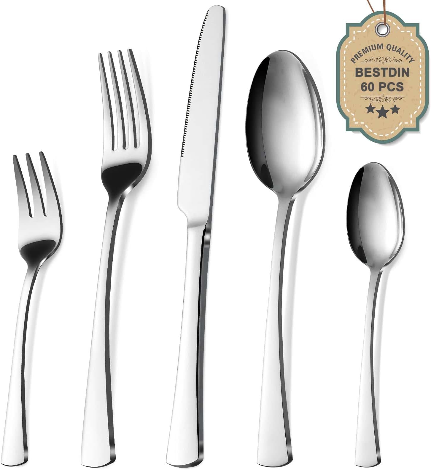 Coffret Ménagère Golden House - 72 Pièces En Acier Inoxydable M1 prix