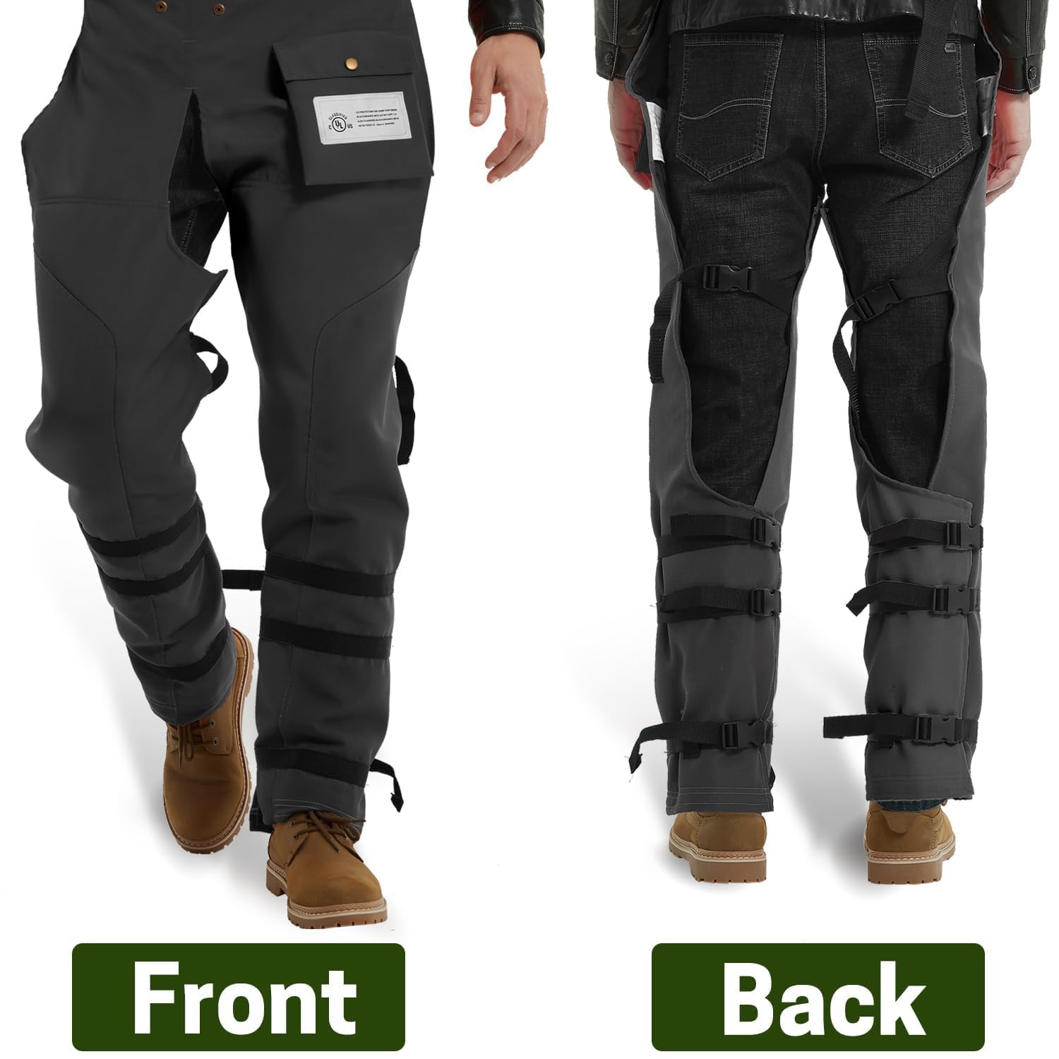 Chainsaw Chaps Apron Loggers Forest Workers Protective Chain Saw Pants - View #14