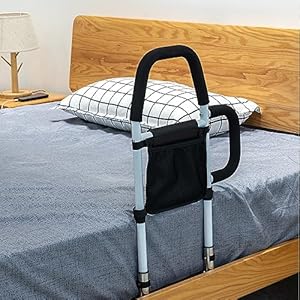Leachoi LEAX1009 Betthilfegitter mit Haltegriffen
