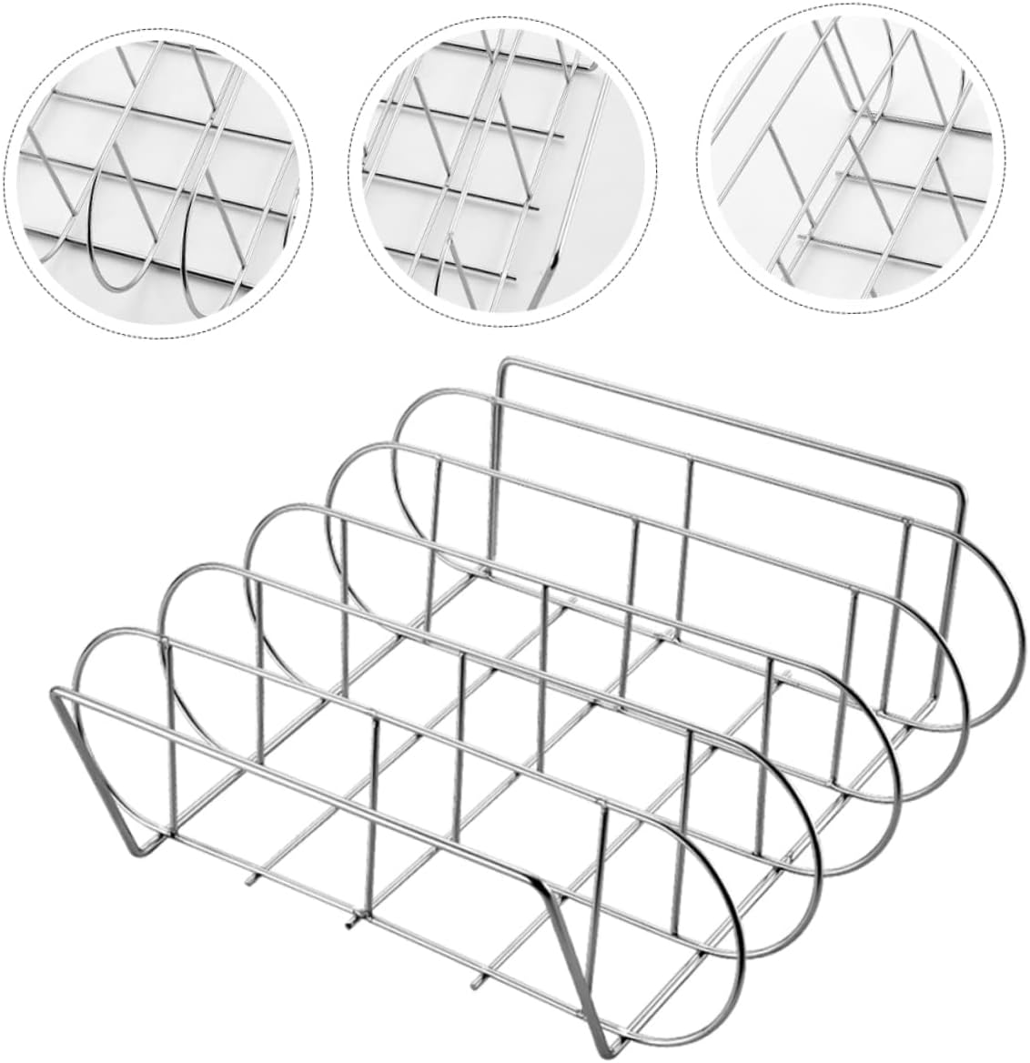 Heavy Duty Grill Rib Rack Barbecue Accessories Sturdy Steak Rack Bbq Tool