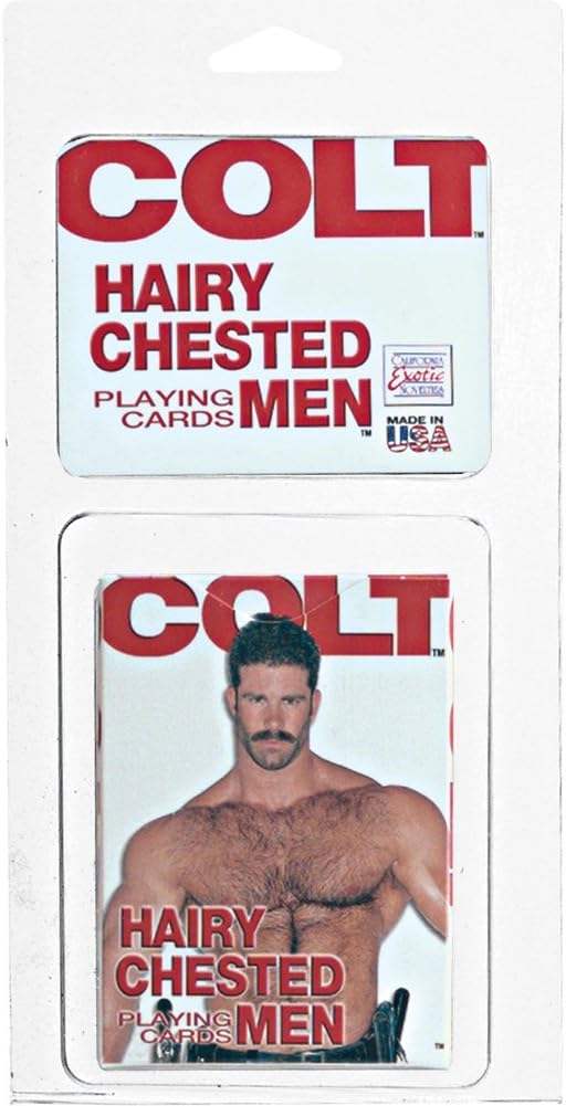 California Exotics COLT Hairy Chested Men Playing Cards