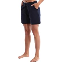 BUBBLELIME 5"/10" Womens Active Yoga Lounge Bermuda Shorts Workout Running Shorts with Elastic Waist Pockets Fitness Gym