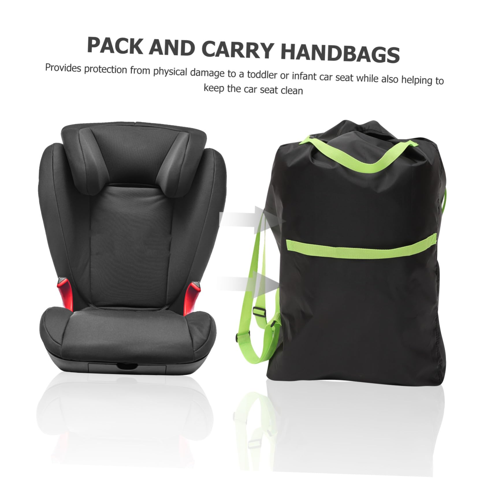 Borsa Viaggio Passeggino Doppio Oxford Nero, Custodia Gate Check