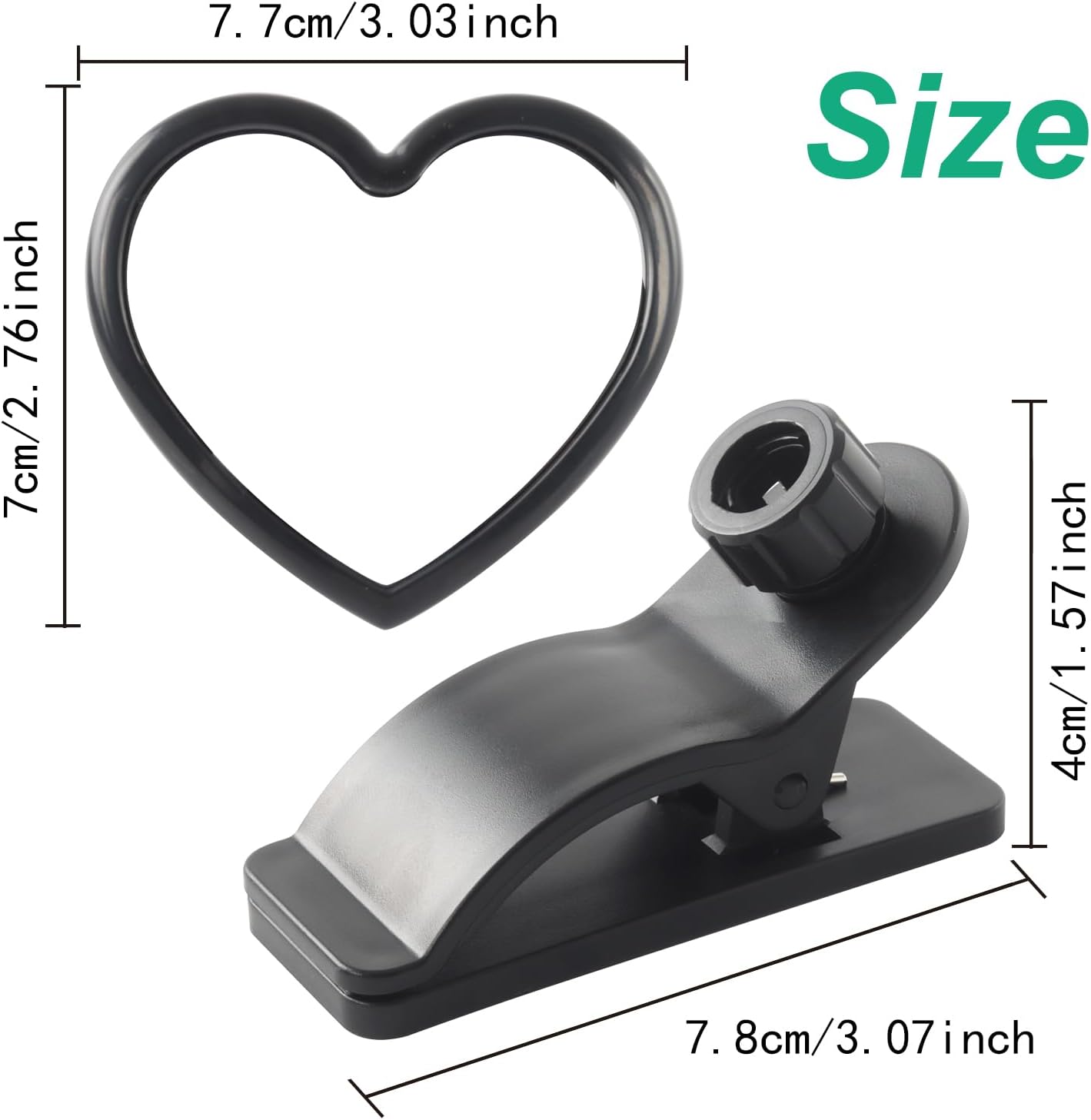 Baby Car Mirror Rear Facing,Convex Rear View Baby Mirrors for Cars,Automotive Interior 360 Degrees Adjustable Love Mirrors to See Kids,Babies,Infants and Newborn(Clip on Install)