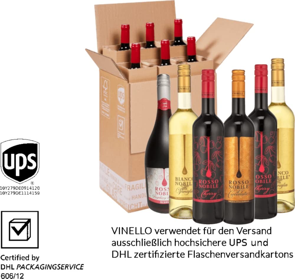 6er Probierpaket - Frühlingsgefühle auf die Nobile Art von Rosso Nobile