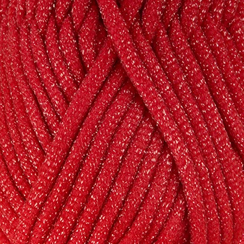 Jubileeyarn Spongy Dish Yarn - Polyester Dishcloth - 50G/Skein - Red - 4 Skeins #TOP1