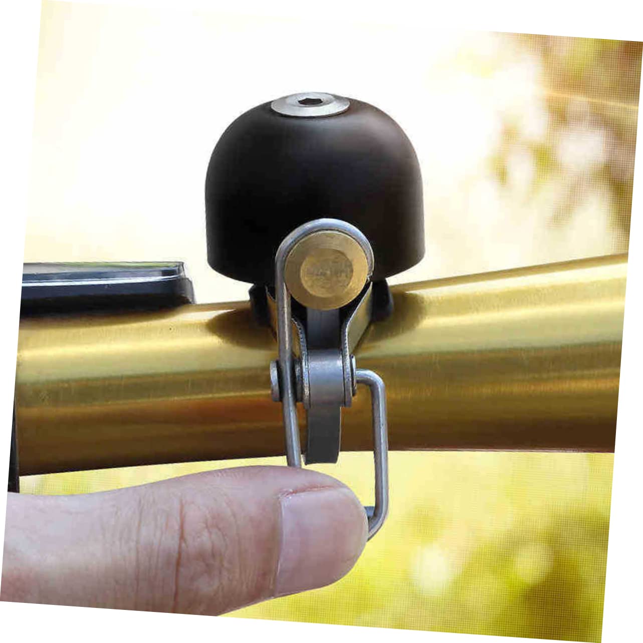 Hemobllo Kupfer Fahrradklingel Fahrradzubehör Erwachsene Tag Laute Fahrradklingel Glocken Fahrrad Rennradklingel Lauter Ton Fahrradring Glocke Horn Glocke Schwarz