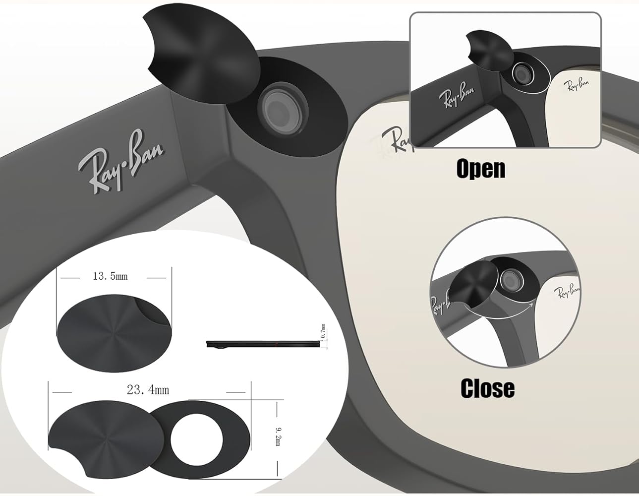 Amazon.com: JYXEREM Rotating LED Light Cover Compatible with Ray