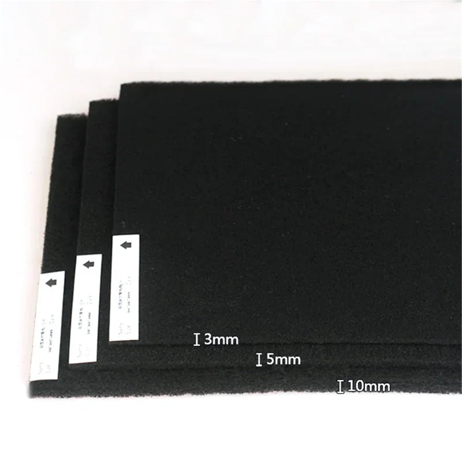 Filtro a Carboni Attivi Foglio filtrante a carbone attivo ad alta densità | Cappa da cucina purificatore condizionatore d'aria for auto(10mmx100cmx100cm)