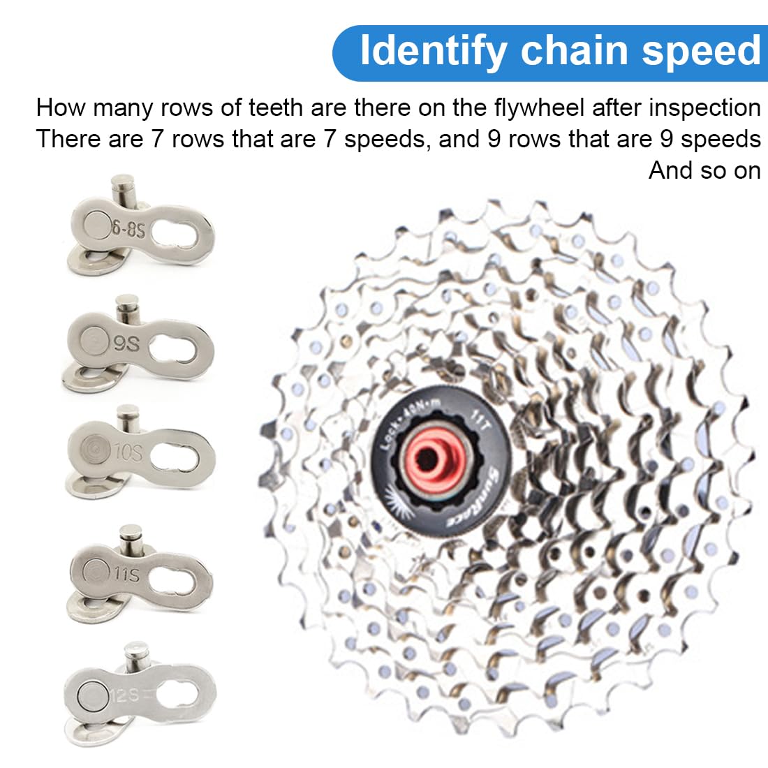 Sgrassante Catena Bici VGEBY1 Maglia A Catena Per Bicicletta, Connettore A Catena Per Bicicletta Robusto Fasci Rapidi Connettore A Sgancio Rapido Per Velocità 8/9/10(10 Velocità Catena Mtb 8v