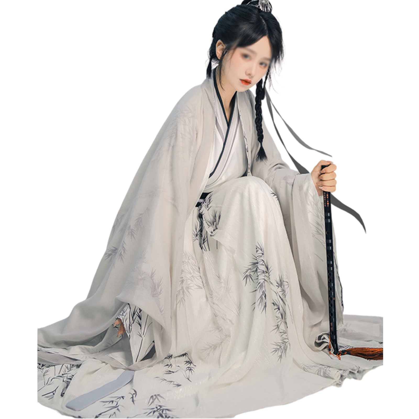 Hanfu robe chinoise traditionnelle brodée costume de performance haut de gamme femme