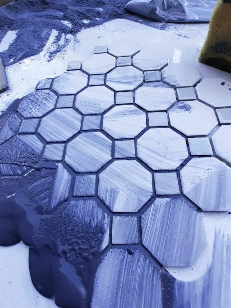 Navy Blue Unsanded Tile Grout 5 lbs with Blue Pigment in The Mix