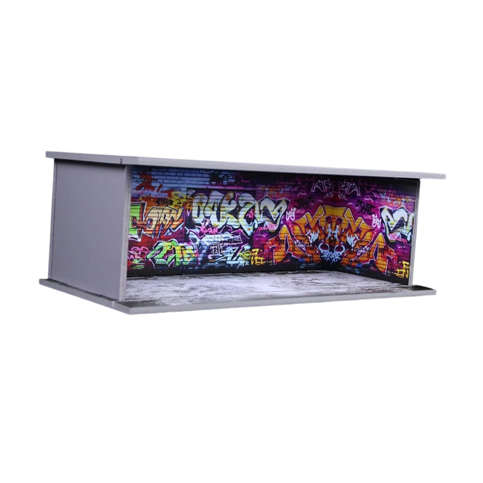 HEAVENGLOW 1:64 Scale Car Garage Moldel with LED Background