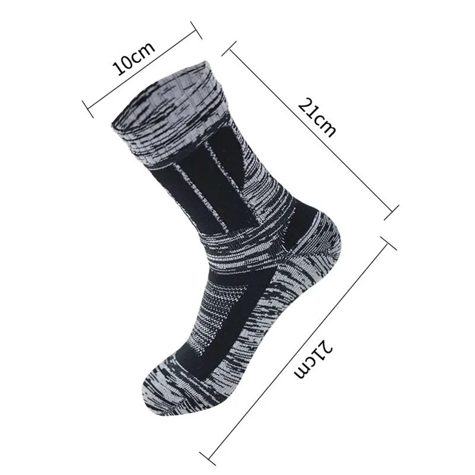 Calcetines Impermeables Calcetines impermeables y transpirables for actividades al aire libre, camping, caza, pesca, cálidos y suaves, for pesca, esquí, sin costuras, impermeables.