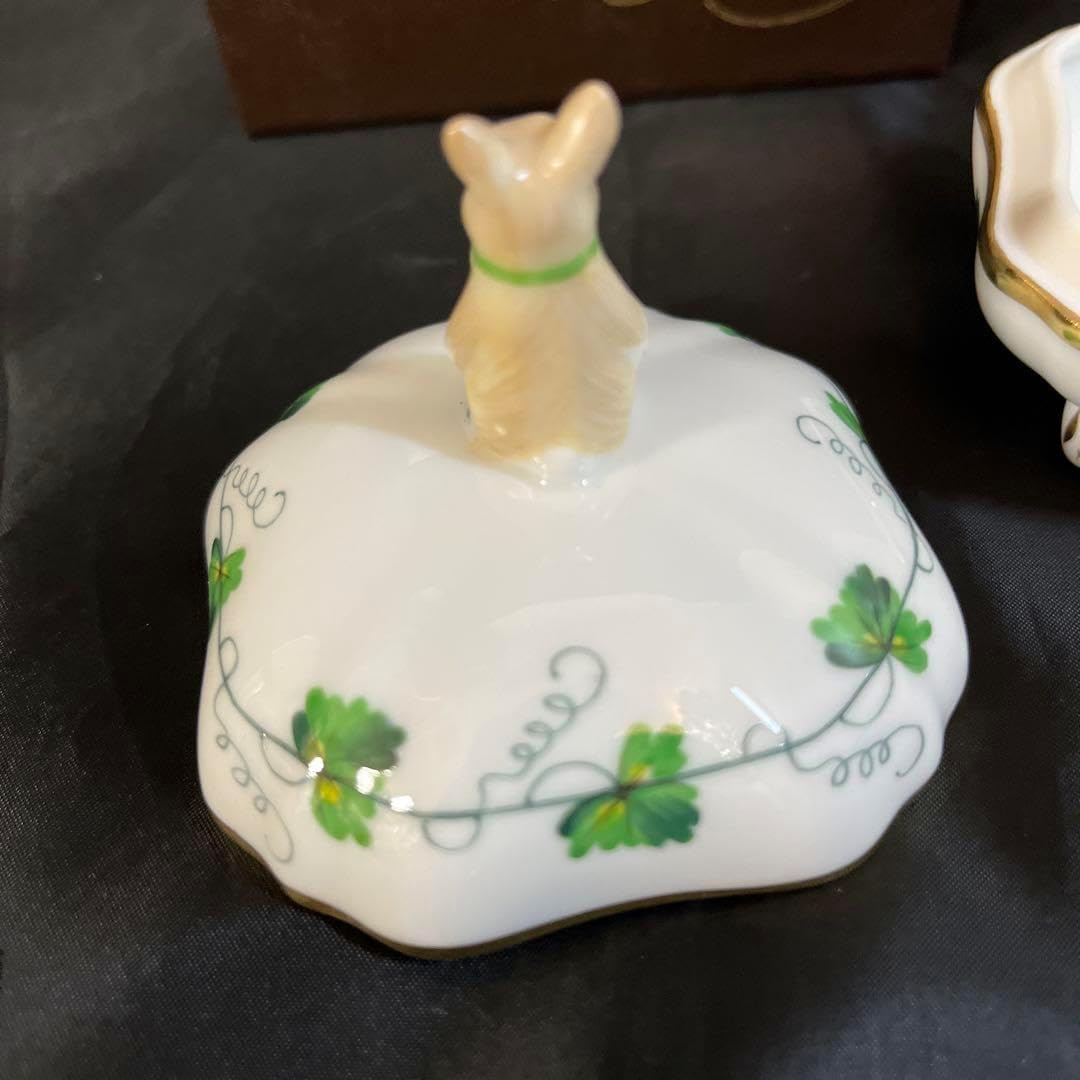 ☆ 即決 ヘレンド 兎 うさぎ ボンボニエール ボンボン 小物入れ 箱付き